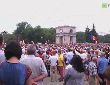 Miniatura: Wielki protest w Kiszyniowie. Tysiące...