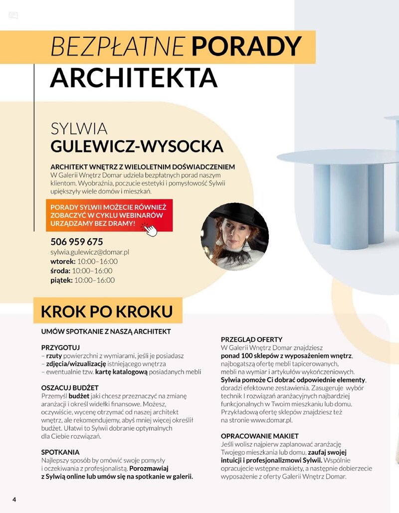 Zainspiruj się! Nowy katalog Galerii Wnętrz DOMAR  to must have dla urządzających dom