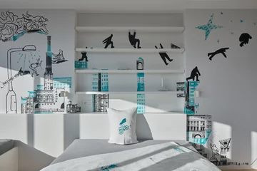 Minimalistyczny apartament z panoramicznym widokiem, projekt Barbora Léblová Linka, Barbora Léblová