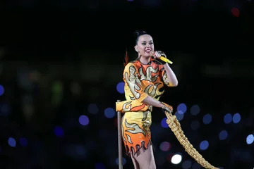 Katy Perry podczas Super Bowl (fot.NFL.com)