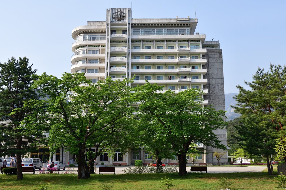 Hotel Kumgangsan wybudowany w 1958 roku 