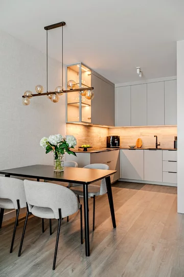 Miękka nowoczesność. Projekt: Deer Design 