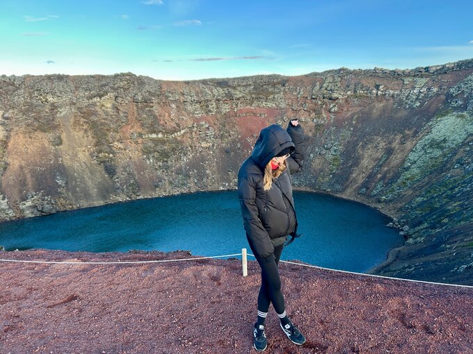 Kerið to jezioro wulkaniczne