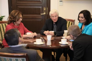 Małgorzata Kidawa-Błońska i Richard Gere 