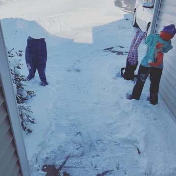 Zamarznięte ubrania 