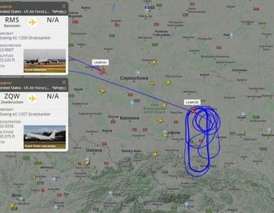 Miniatura: Na polskim niebie tłoczno od wojskowych...