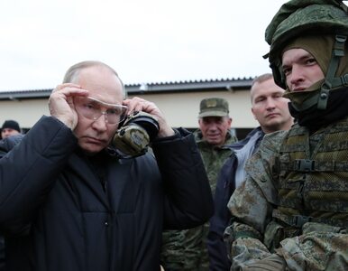 Miniatura: Putin obserwował szkolenie zmobilizowanych...