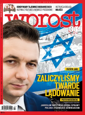 Okładka tygodnika Wprost nr 7/2018 (1823)