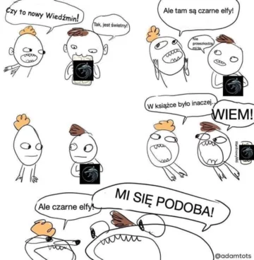 mem o wiedźminie 