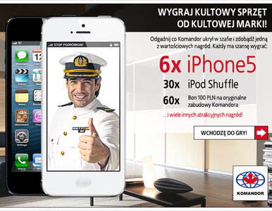 Miniatura: Wygraj iPhone'a 5 od Komandora