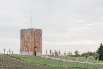 Kaplica Matki Boskiej Bolesnej w Nesvačilce, projekt Jan Říčný 