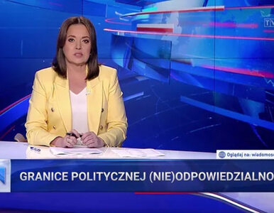 Miniatura: Kuriozalny materiał „Wiadomości” TVP....