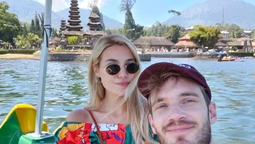 PewDiePie i Marzia Kjellberg 