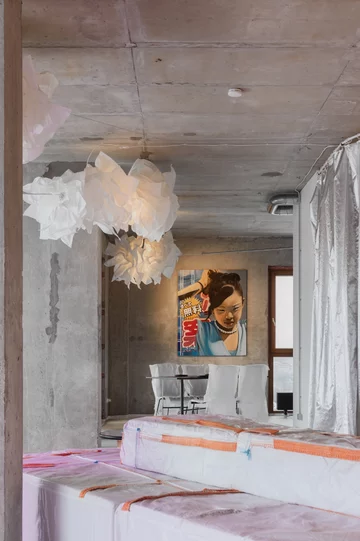 Venue 54 pop up Restaurant, Ryga. Projekt: Open AD 