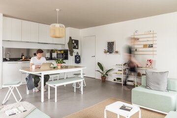 Co-living w&nbsp;Paryżu, projekt Cutwork