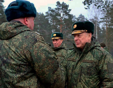 Miniatura: Rosyjski generał pojawił się w Białorusi....