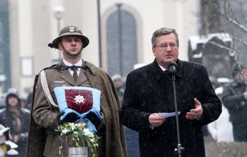 Na pogrzebie Wisławy Szymborskiej pojawił się prezydent Bronisław Komorowski