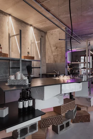 Venue 54 pop up Restaurant, Ryga. Projekt: Open AD 