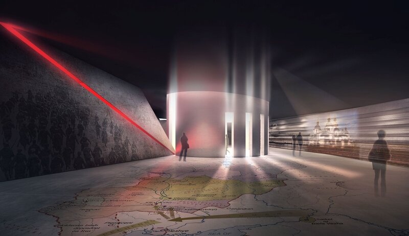 Architektura, kt&oacute;ra odsłania prawdę. Narodowe Muzeum Hołodomoru-
Ludob&oacute;jstwa w&nbsp;Kijowie, projekt Nizio Design International