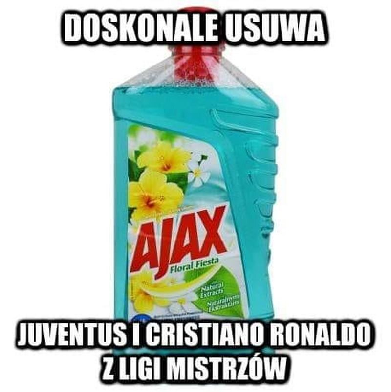 Mem po meczu Juventus Turyn - Ajax Amsterdam 