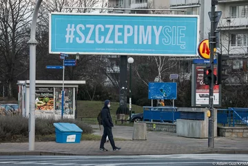 Billboard kampanii #SzczepimySię 