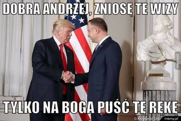 Uścisk dłoni prezydenta