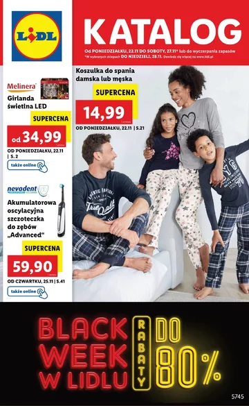 Gazetka Lidla na Black Friday i Black Week 2021 