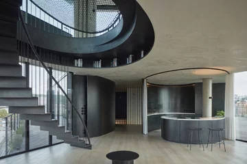 Penthouse z ogrodem na dachu, projekt Petr Janda Linka, Petr Janda