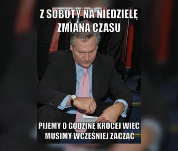 Memy z Aleksandrem Kwaśniewskim 