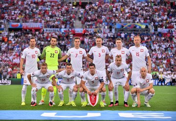 Reprezentacja Polski przed meczem ćwierćfinałowym z&nbsp;Portugalią w&nbsp;Euro 2016
