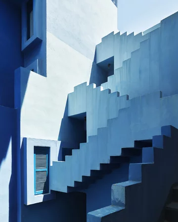 La Muralla Roja, osiedle projektu Ricardo Bofill Taller de Arquitectura Ricardo Bofill, La Muralla Roja