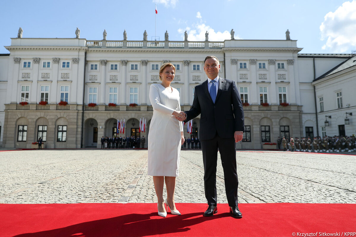 Andrzej Duda i Zuzana Čaputova 