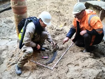 Archeologiczne znalezisko na terenie budowy warszawskiego metra 
