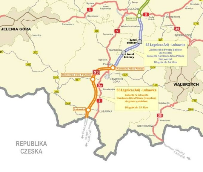 Droga ekspresowa S3 Kamienna Góra-Lubawka