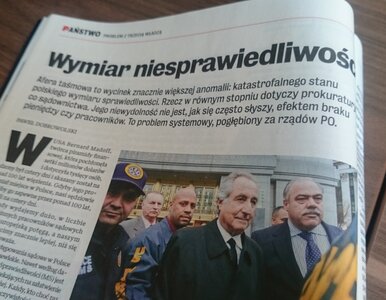 Miniatura: Polemika z artykułem "Wprost" pt. "Wymiar...