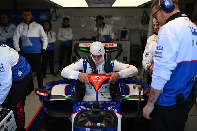 Daniel Riccardo w trakcie przedsezonowych testów F1 2024
