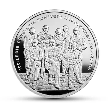 Kolekcjonerska moneta 100-lecie powstania Komitetu Narodowego Polskiego 15 listopada do emisji trafiły także kolekcjonerskie monety o wartości 10 złotych.