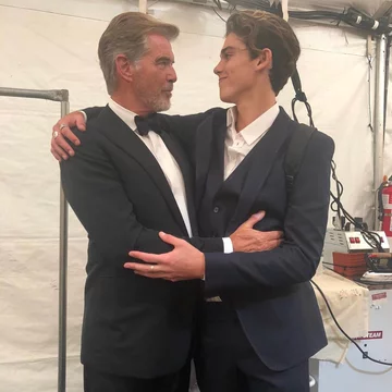 Paris Brosnan i Pierce Brosnan 