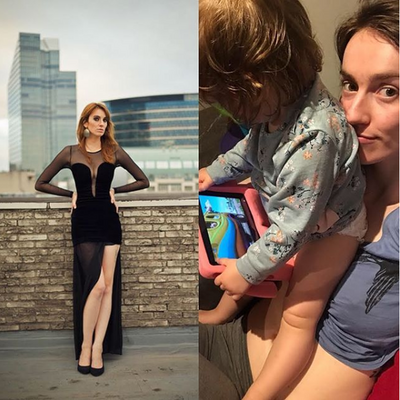 Miniatura: Zdjęcia „przed” i „po” zostaniu rodzicami