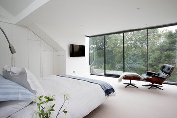 Stylowe wnętrza starego domu, projekt Robert Hirschfield Architects
