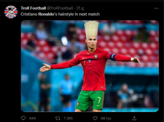 Miniatura: Memy po „golu” Cristiano Ronaldo w meczu z...