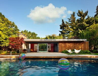 Miniatura: Modernizm w kolorze pomarańczy i błękitu....