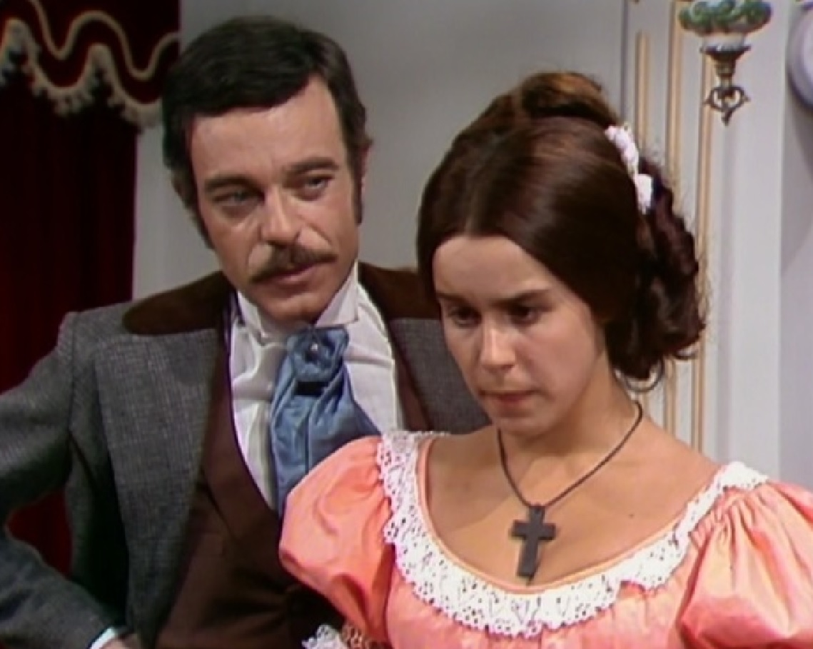Rubens de Falco i Lucelia Santos w serialu „Niewolnica Isaura” (1976) 