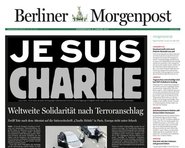 Berliner Morgenpost - "Światowa jedność przeciw terroryzmowi"