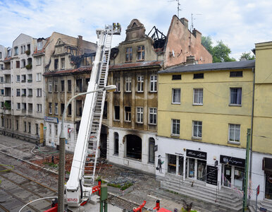 Miniatura: Poznań. Sfilmowano eksplozję w kamienicy....