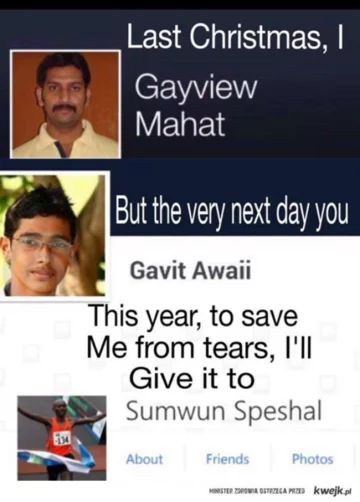 Mem o piosence Last Christmas 