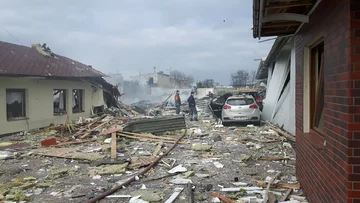 Akcja straży pożarnej i grupy poszukiwawczej 