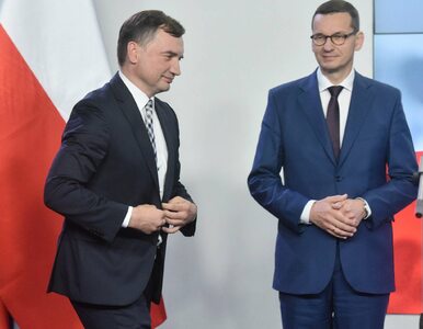 Miniatura: Ziobro kontra Morawiecki. Spór w rządzie o...