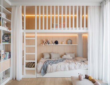 Miniatura: Łóżko piętrowe – oszczędność miejsca i...