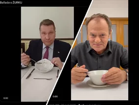 Miniatura: Czarnek nawiązał prześmiewczo...